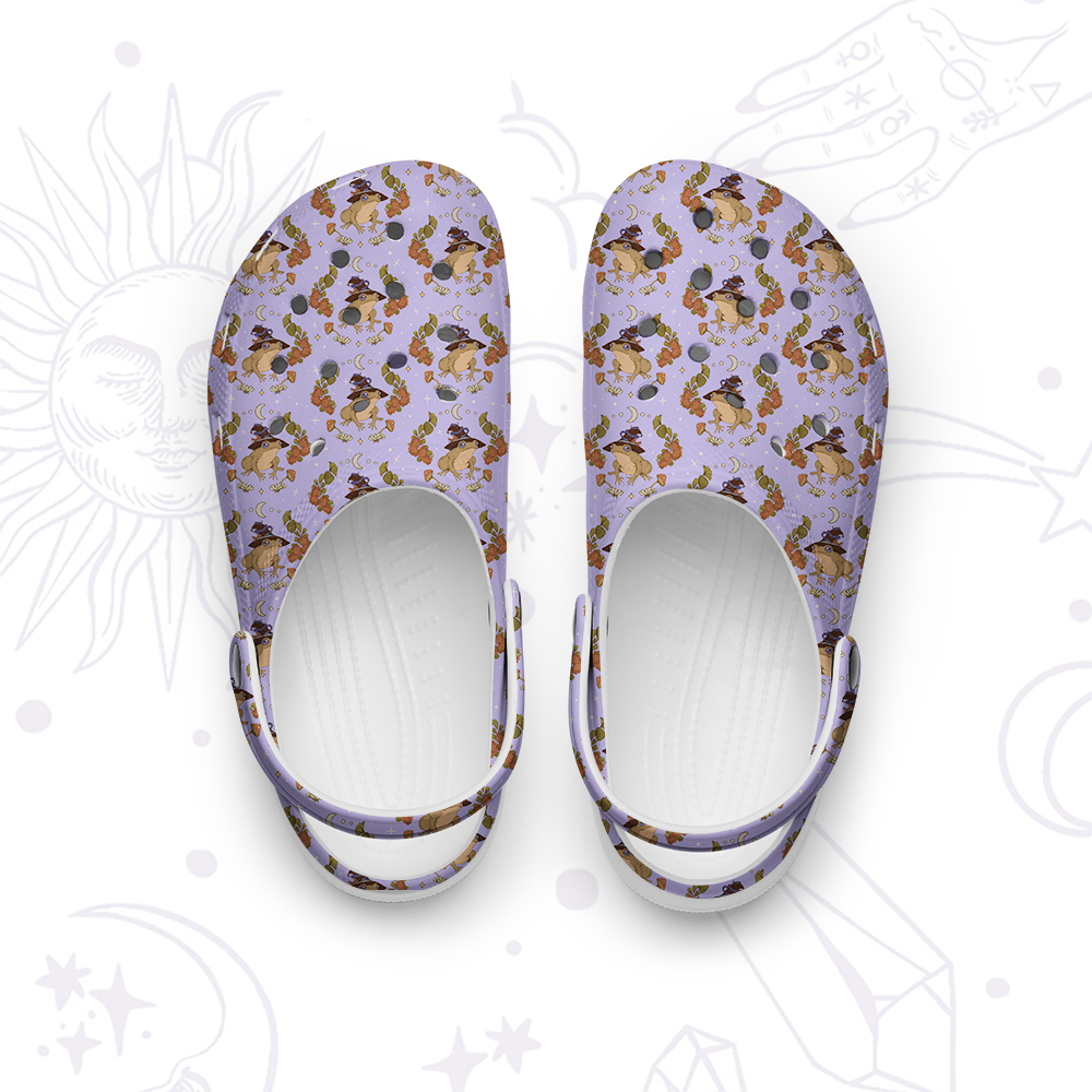 Purplehecate The Frog Rubber Clogs