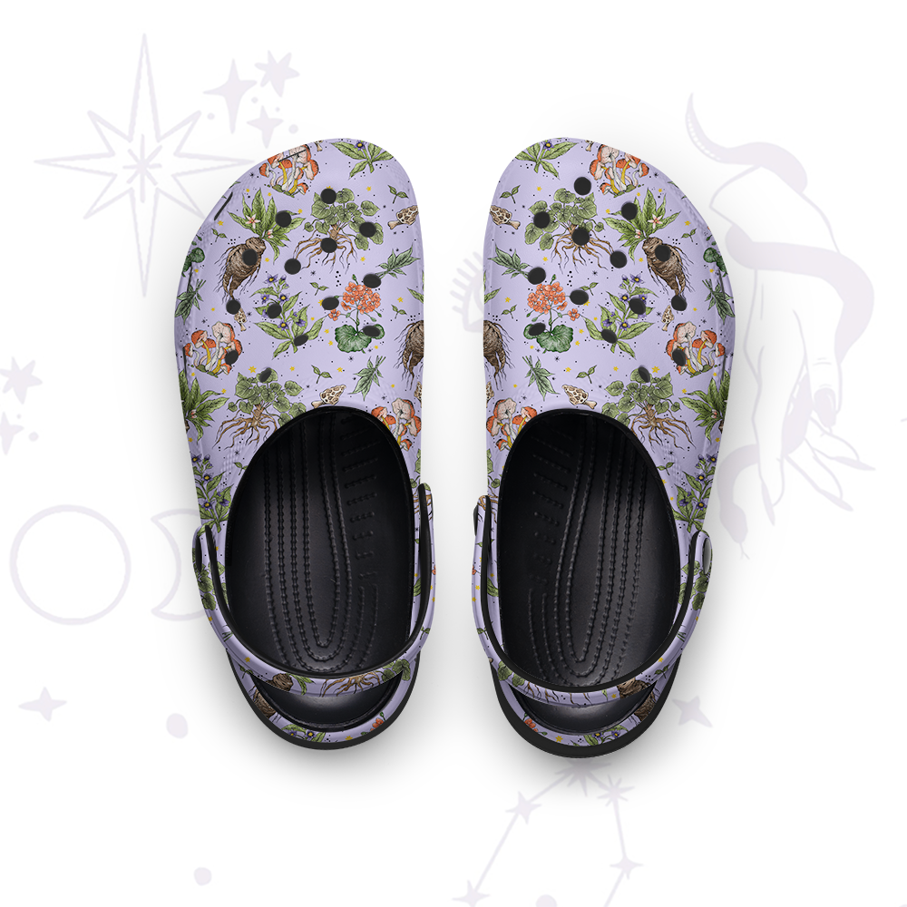 Purplehecate Magical Herbcraft Rubber Clogs