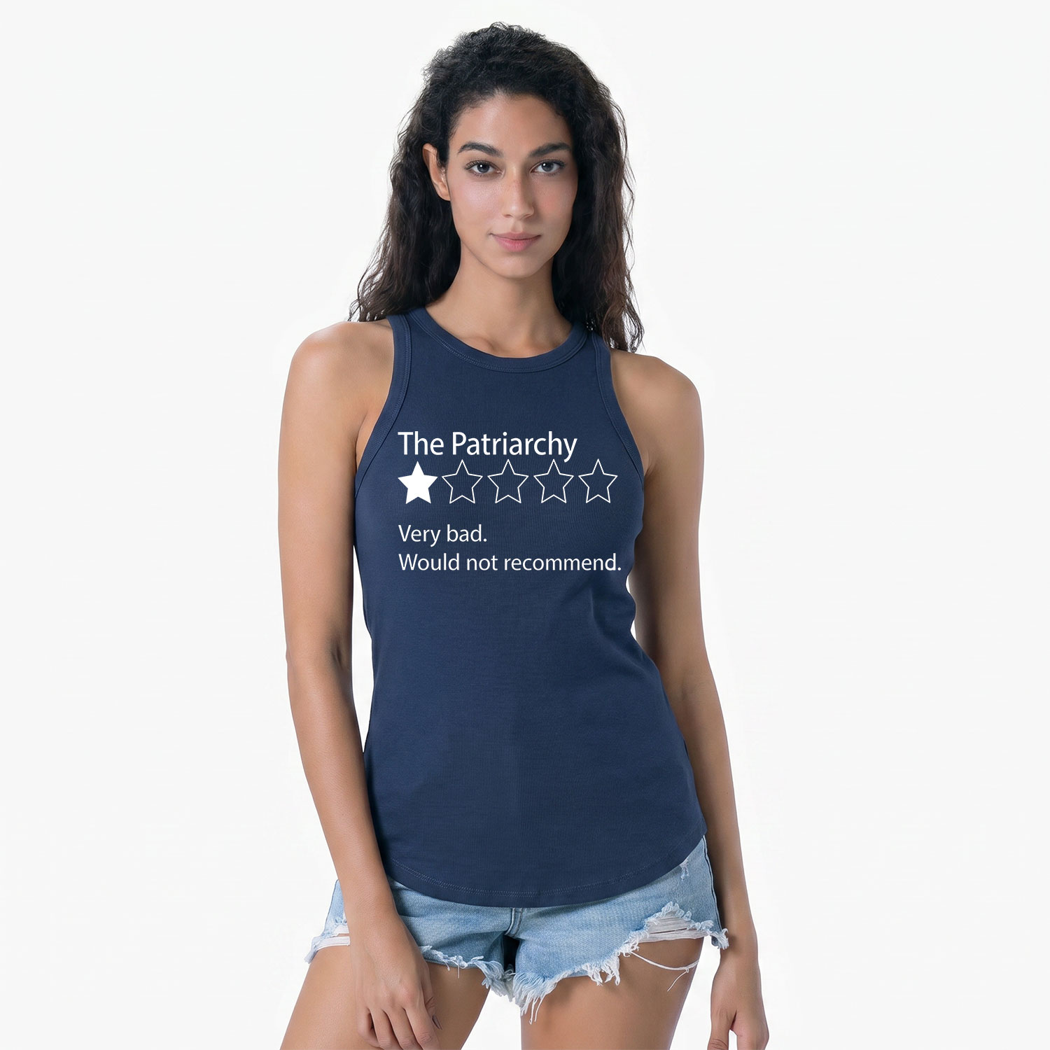 Purplehecate The Patriarchy Bad Review Racerback Tank Top