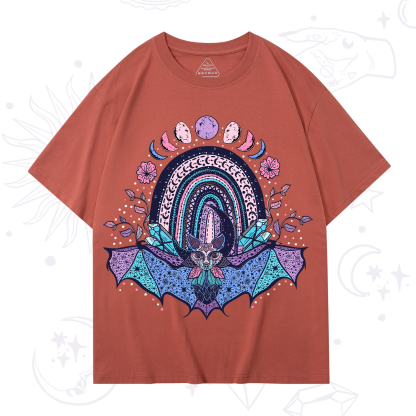 Purplehecate Moon Phase Bat T-Shirt