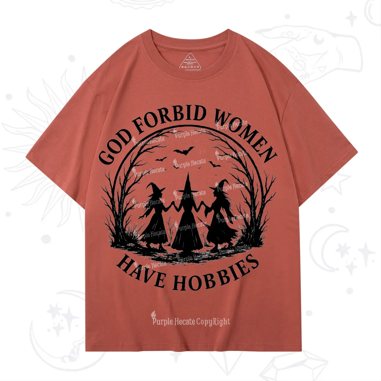 Purplehecate God Forbid Women Have Hobbies T-Shirt