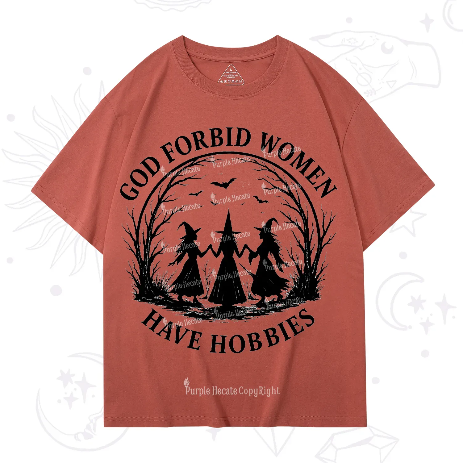 Purplehecate God Forbid Women Have Hobbies T-Shirt