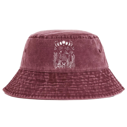 Purplehecate Celestial Cat Bucket Hat