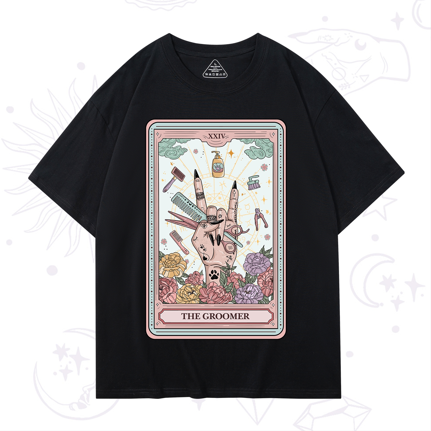 Purplehecate The Pet Groomer Tarot Card T-Shirt