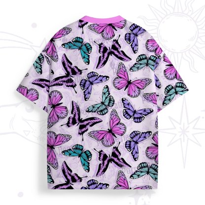 Purplehecate Whimsical Butterfly All Over Print T-Shirt