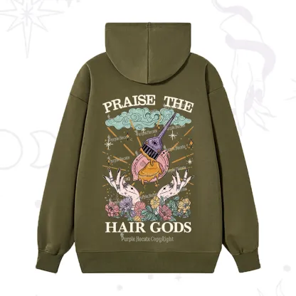 Purplehecate Praise The Hair Gods Hoodie