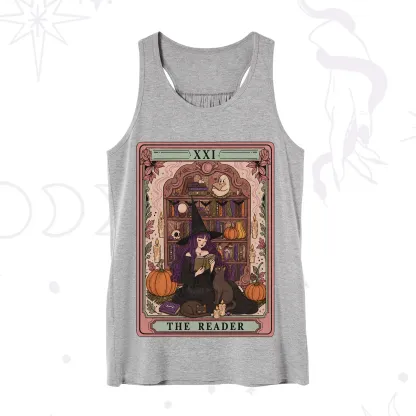 Purplehecate The Reader Tarot Bookish Witch Tank