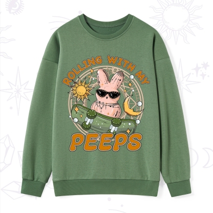 Purplehecate Rolling With My Peeps Sweatshirt