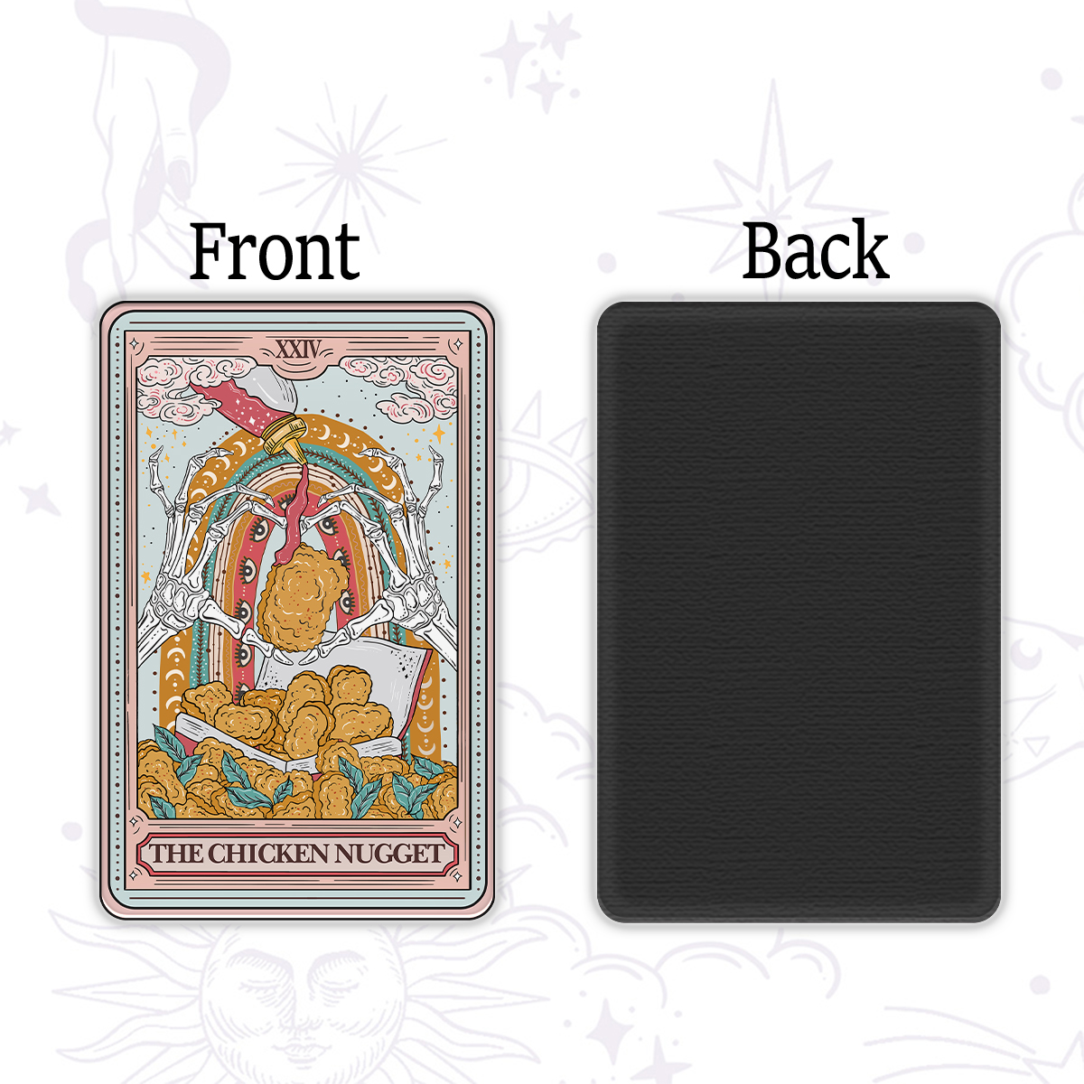 Purplehecate The Chicken Nugget Tarot Magnet