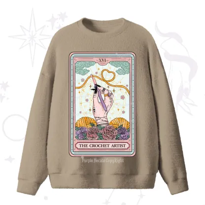 Purplehecate The Crochet Artist Tarot Card Fuzzy Ugly Sweater