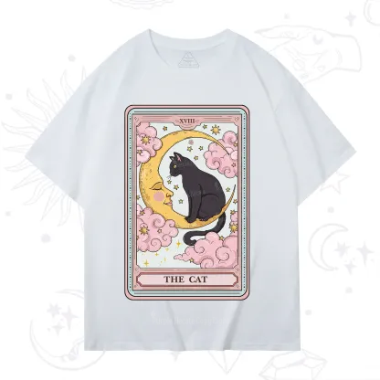 Purplehecate The Cat Tarot Card T-Shirt