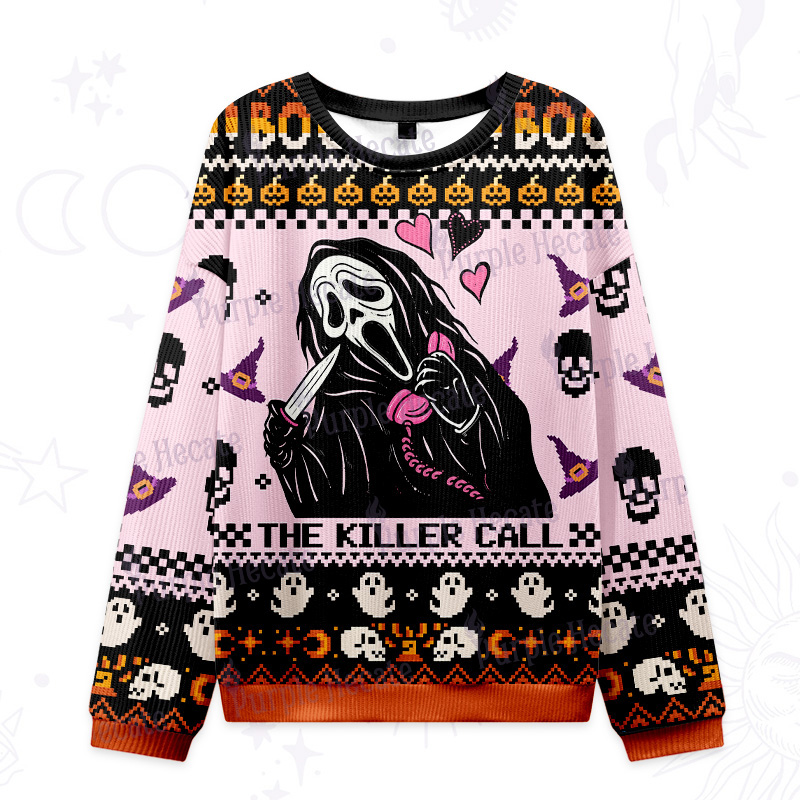 Purplehecate The Killer Call Ugly Halloween Sweatshirts