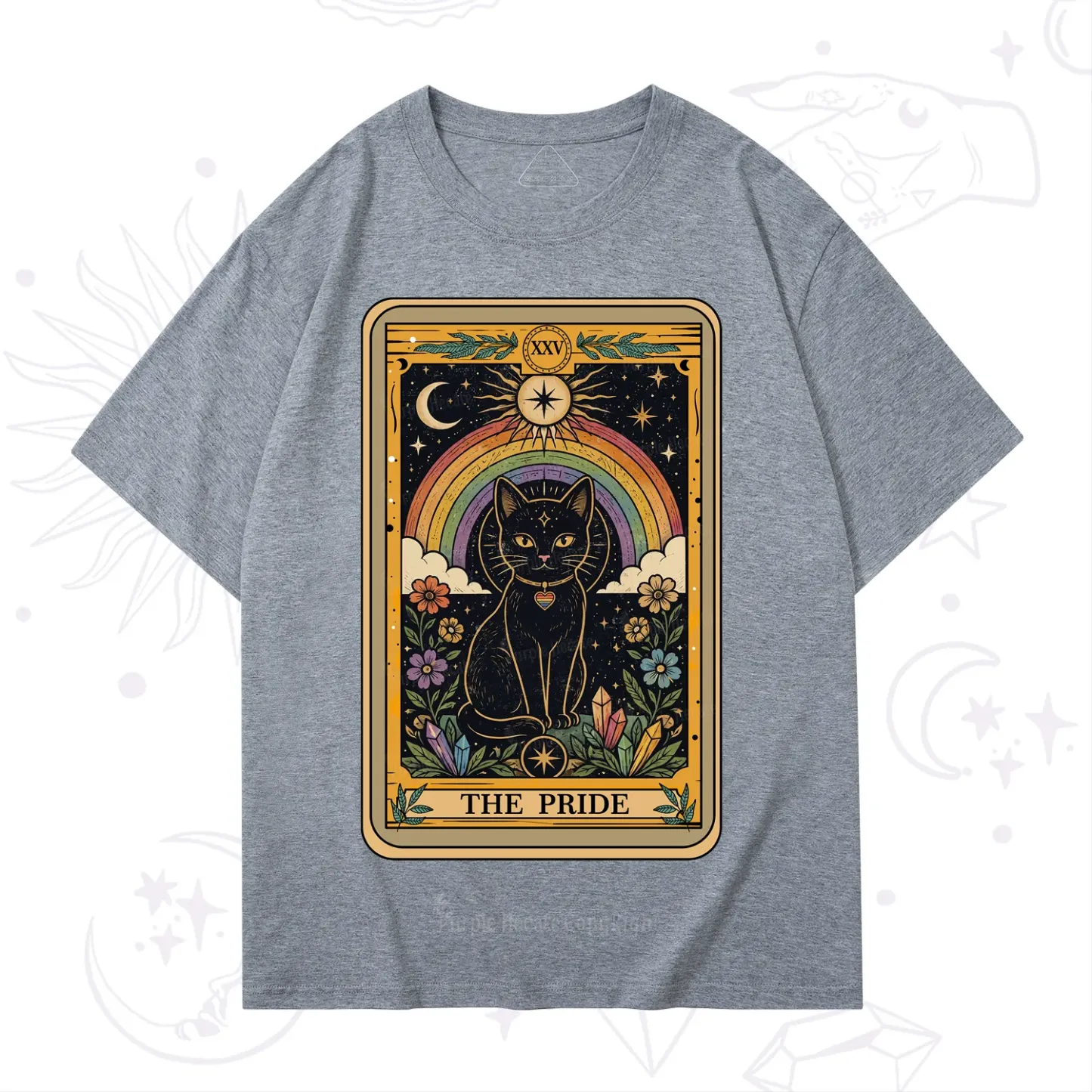 Purplehecate The Pride Black Cat Tarot T-Shirt