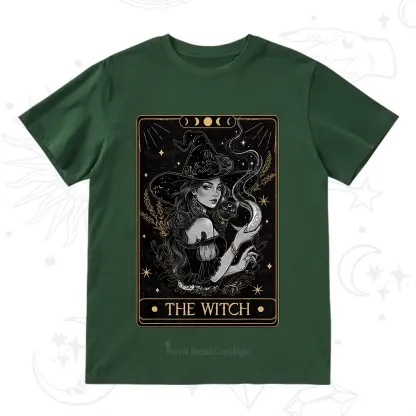 Purplehecate The Witch Enchanted Tarot Card T-Shirt