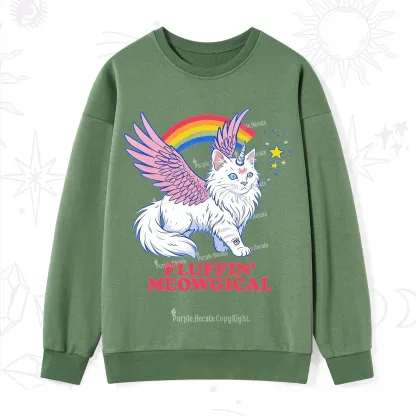 Purplehecate Fluffin Meowgical Sweatshirt