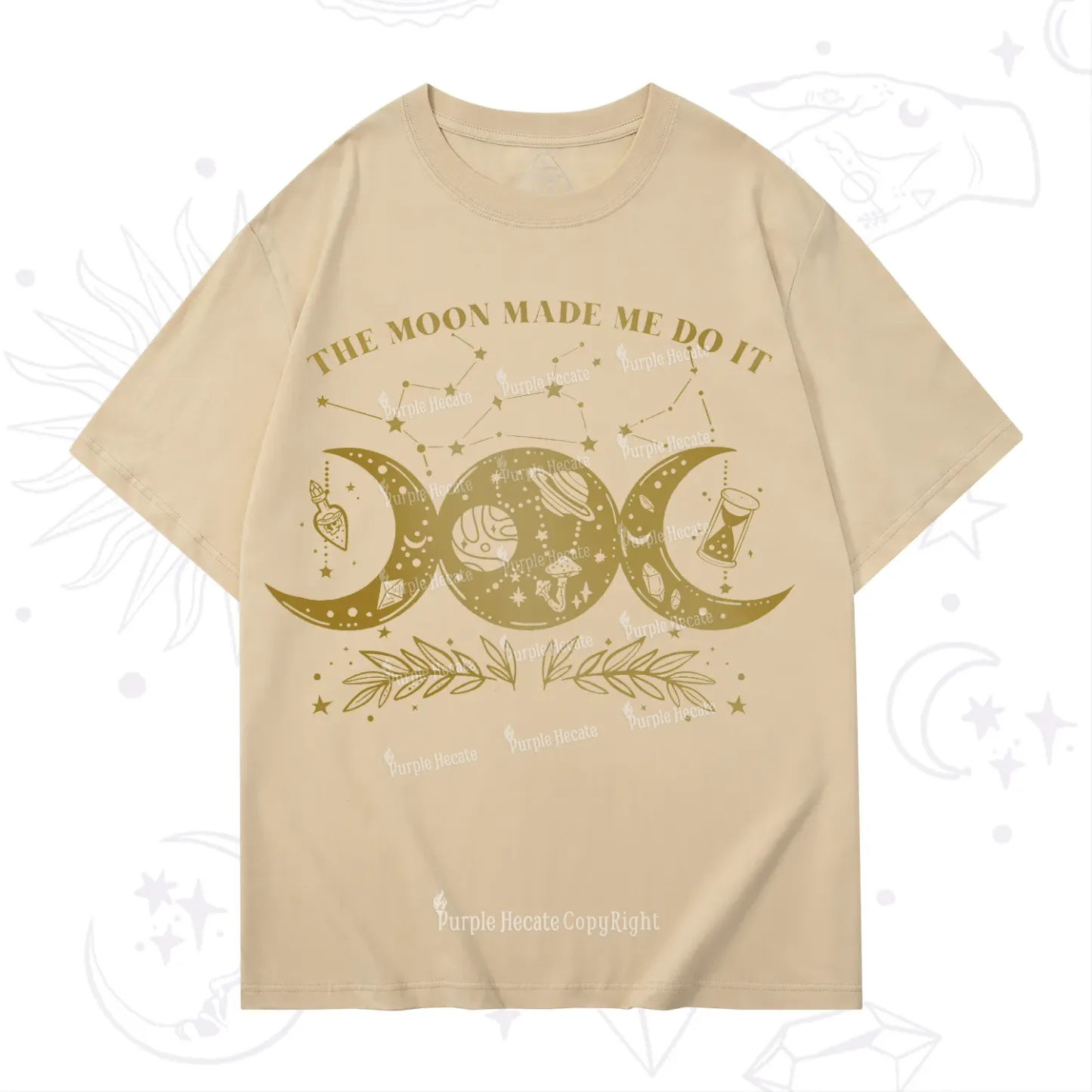 Purplehecate The Moon Made Me Do Itd T-Shirt