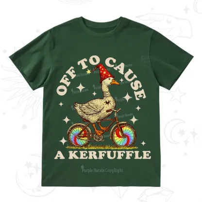 Purplehecate Off?to?Cause?a?Kerfuffle?Goose T-Shirt