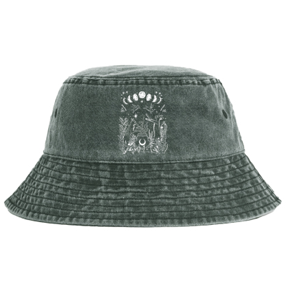 Purplehecate Celestial Cat Bucket Hat