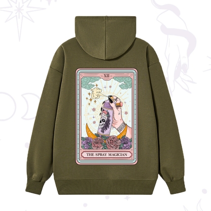 Purplehecate The Spray Magician Tarot Card Hoodie