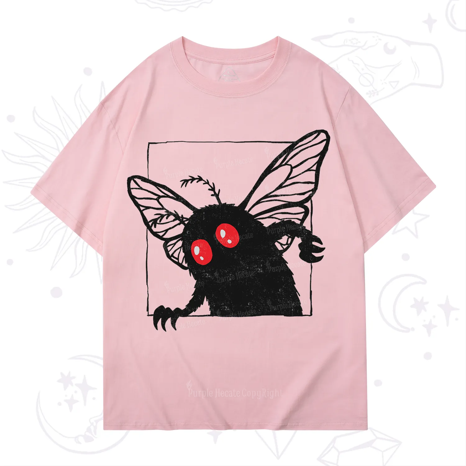 Purplehecate The Curious Mothman T-Shirt