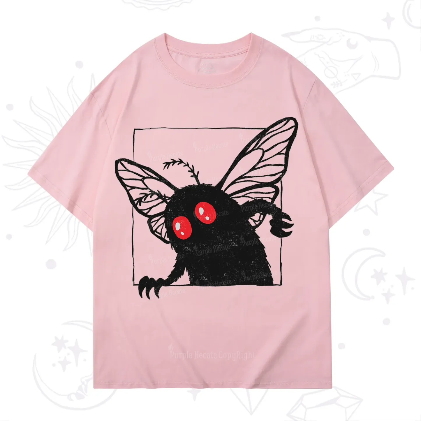 Purplehecate The Curious Mothman T-Shirt