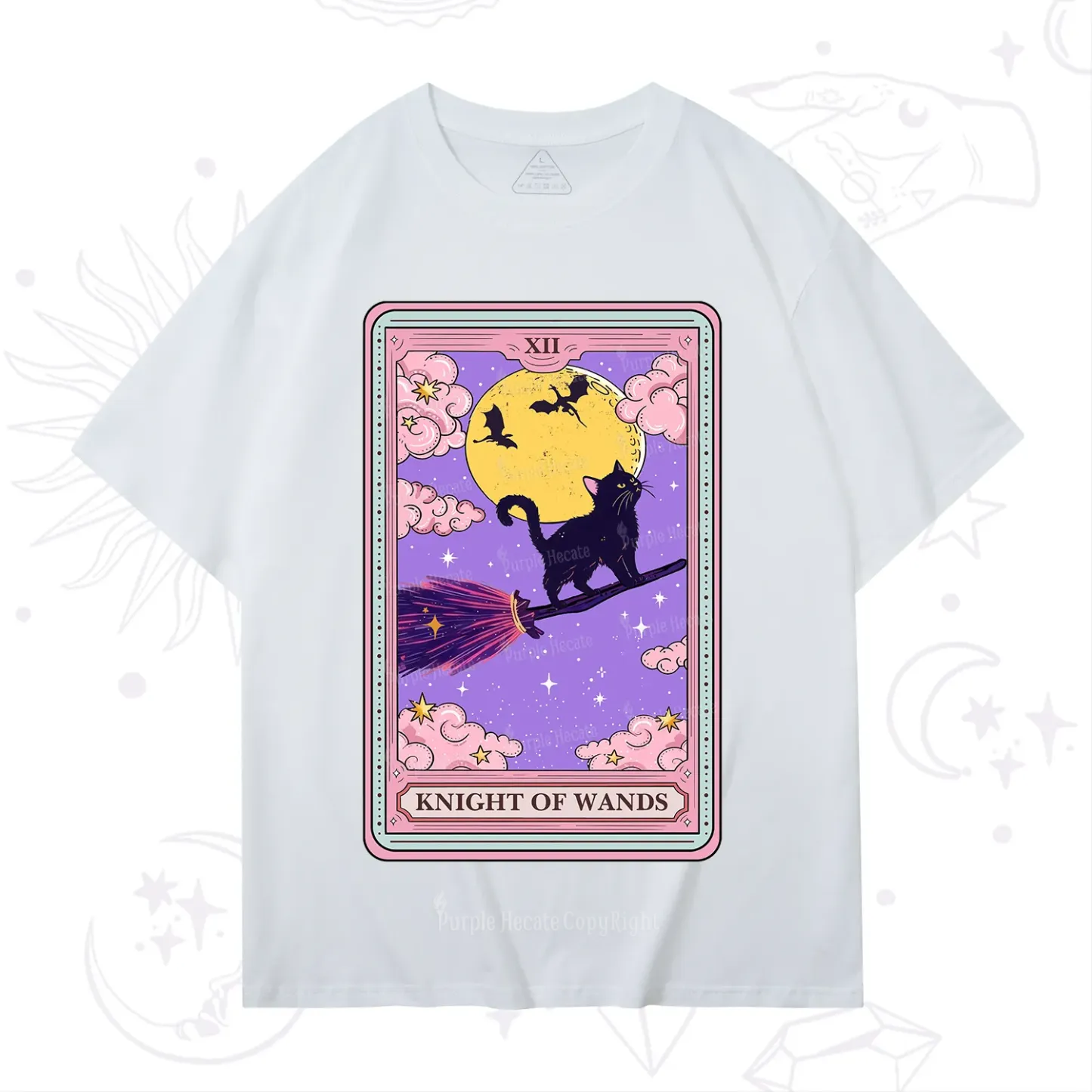 Purplehecate The Knight of Wands Tarot T-Shirt