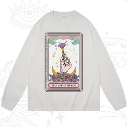 Purplehecate The Esthetician Tarot Card Long Sleeve T-Shirt
