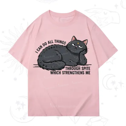 Purplehecate I Can Do All Things Spiteful Cat T-Shirt