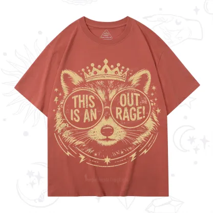 Purplehecate Royal Raccoon Rage T-Shirt