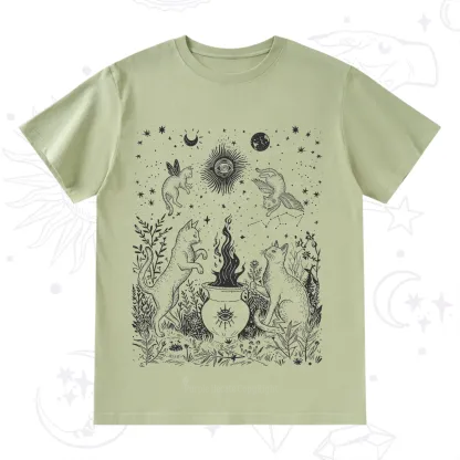 Purplehecate Midnight Meowgic Moon Ritual T-Shirt