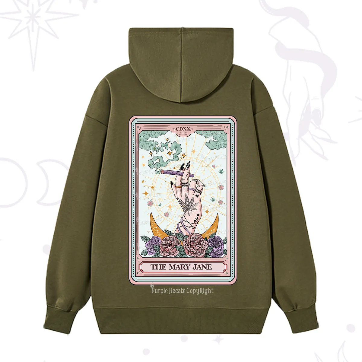 Purplehecate The Mary Jane Tarot Hoodie
