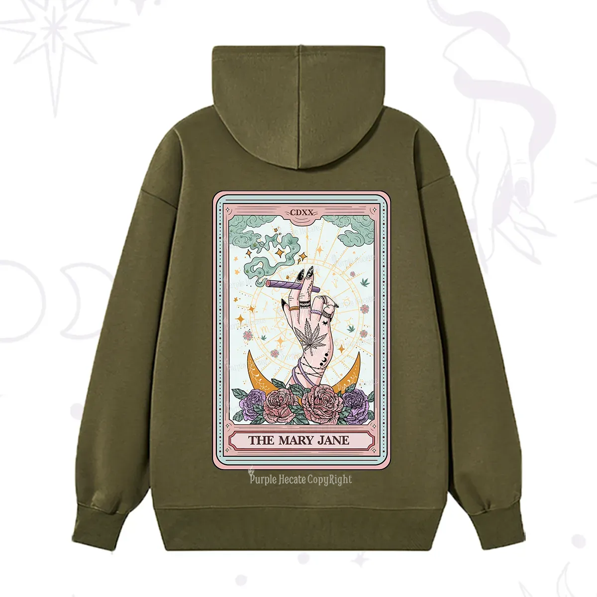 Purplehecate The Mary Jane Tarot Hoodie