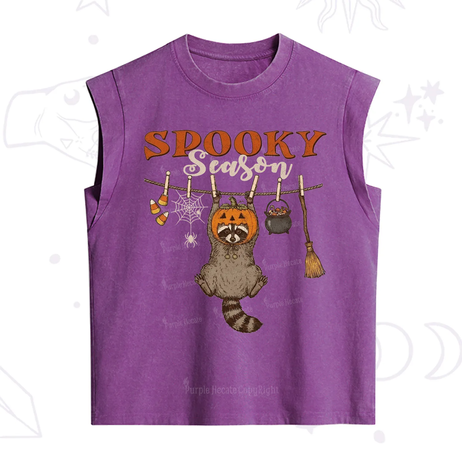 Purplehecate Spooky Season Vintage Washed Tank