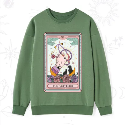 Purplehecate The Vet Tech Tarot Sweatshirt