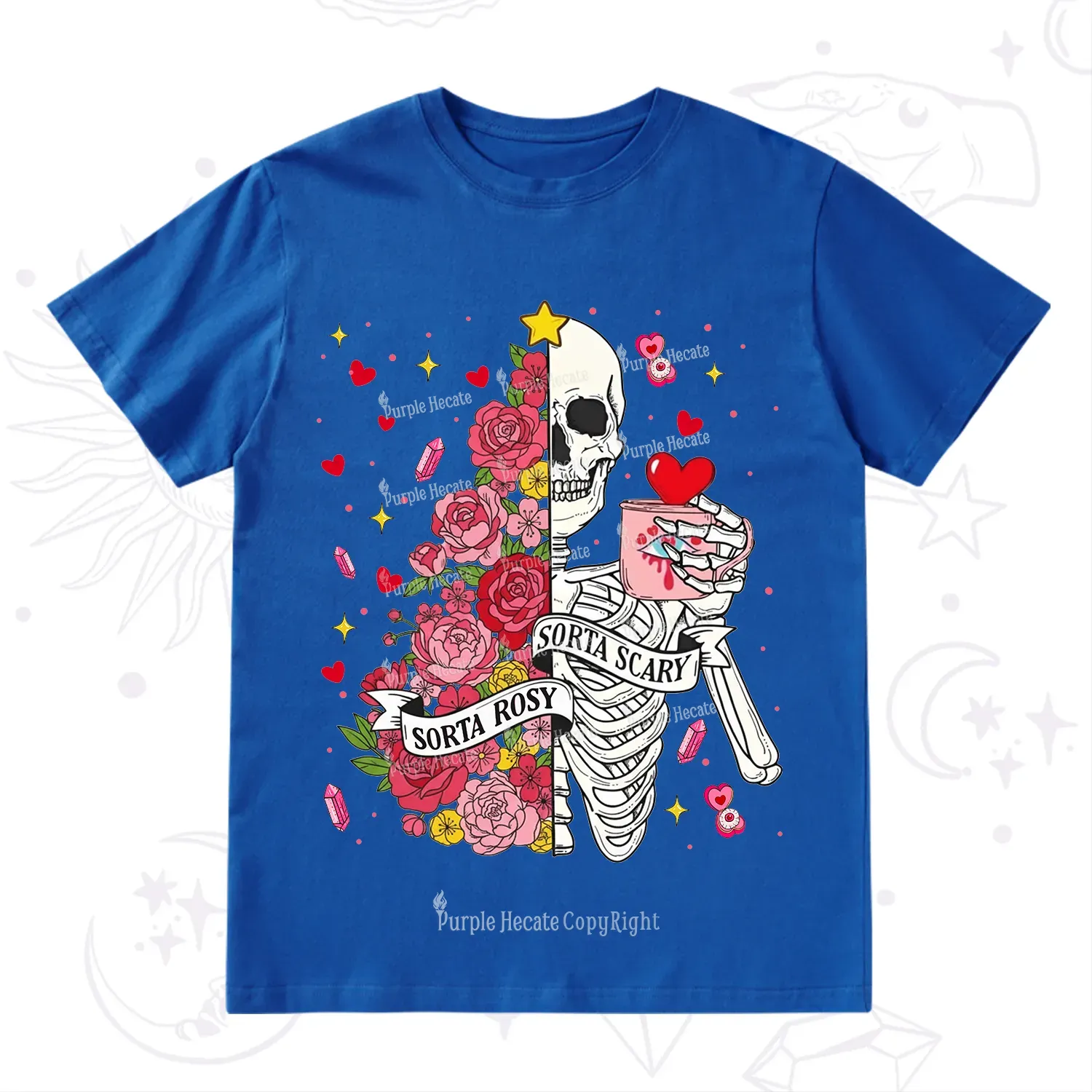 Purplehecate Sorta Rosy Sorta Scary Valentine T-Shirt