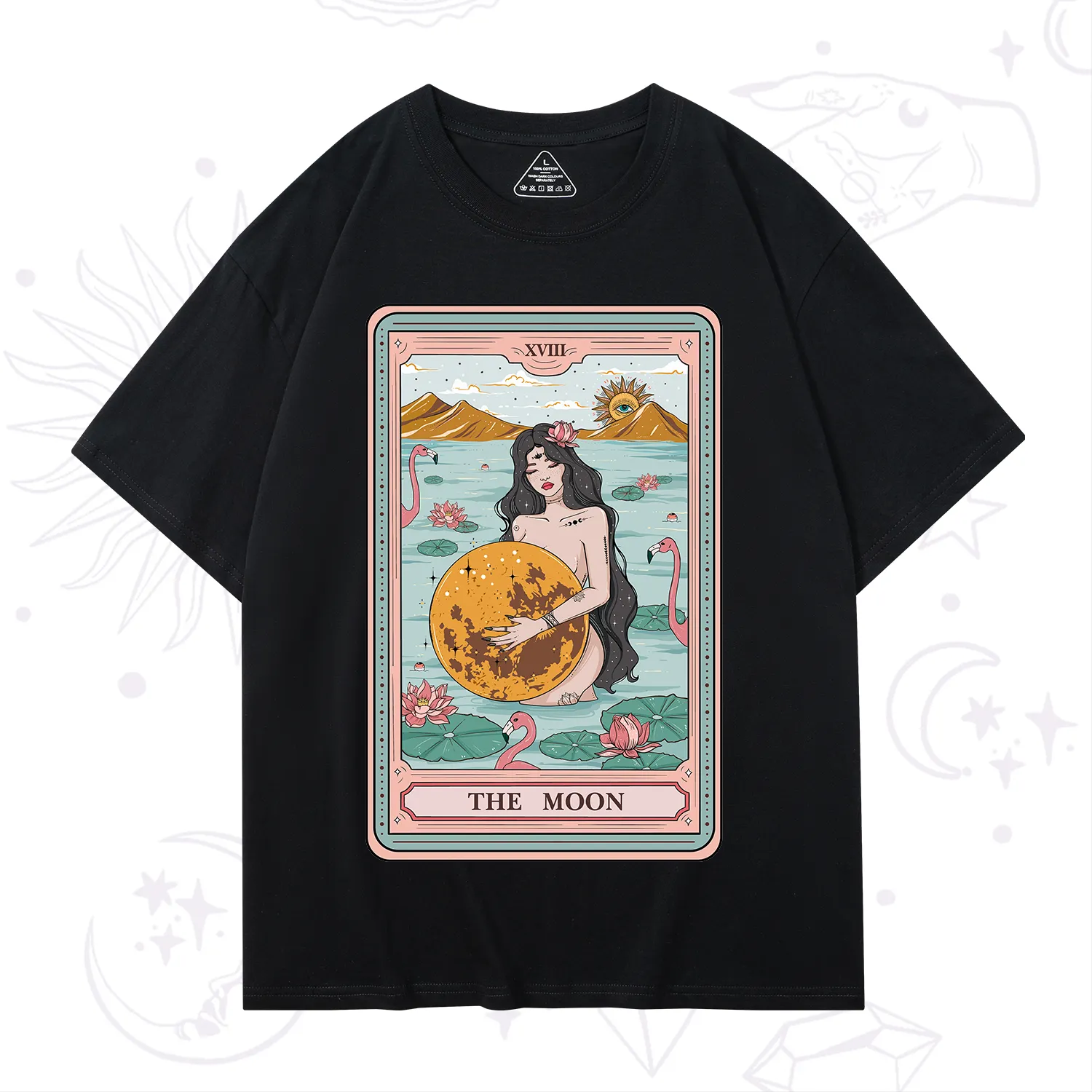 Purplehecate The Moon Goddess Tarot T-Shirt