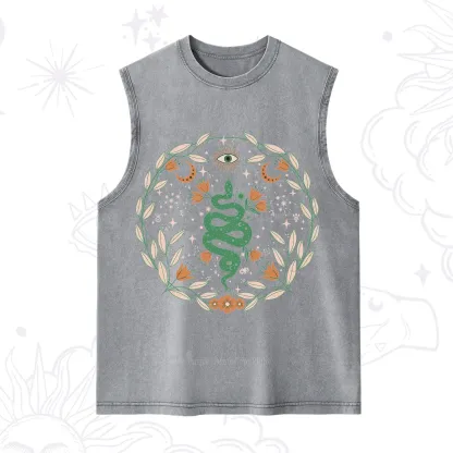 Purplehecate Mystic Serpent Washed Tank