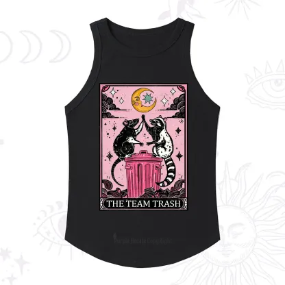Purplehecate The Team Trash Opossum Tarot Racerback Tank Top