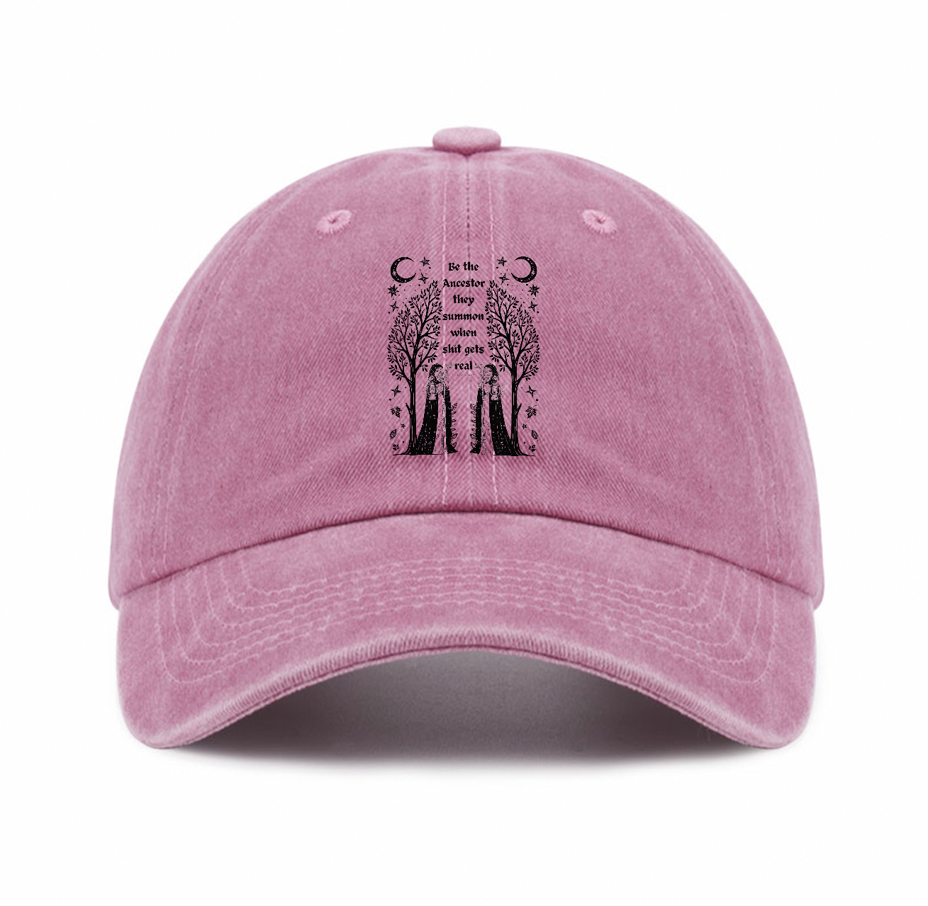 Purplehecate Be The Ancestor They Summon When Shit Gets Real Baseball Cap