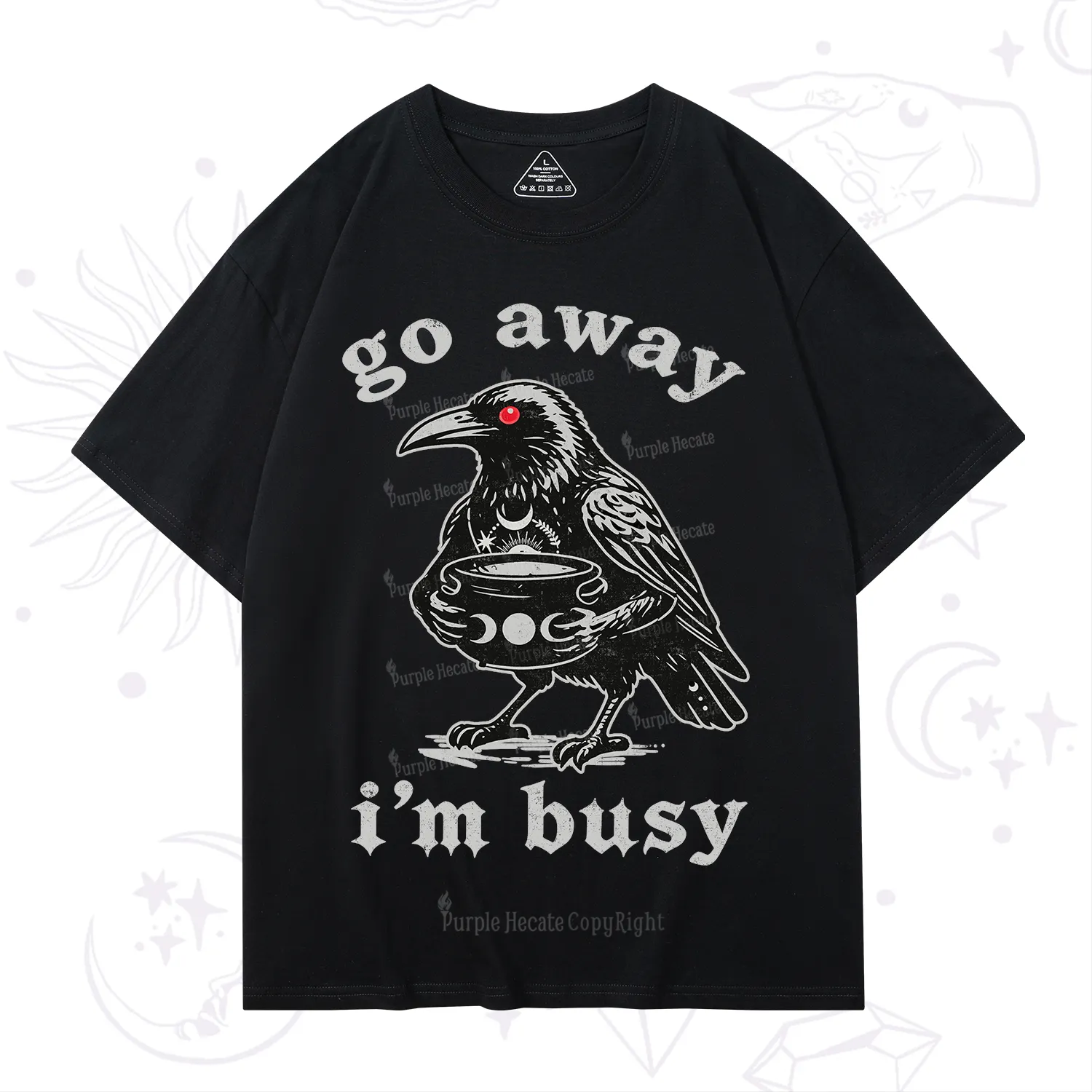 Purplehecate Go Away I'm Busy T-Shirt