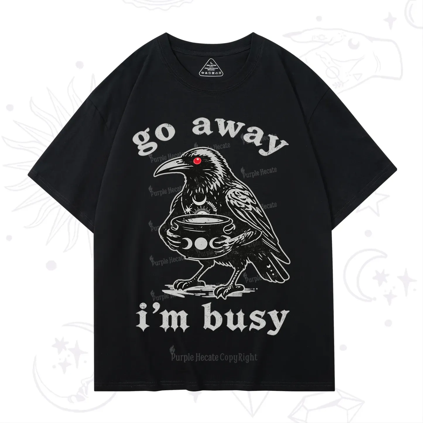 Purplehecate Go Away I'm Busy T-Shirt