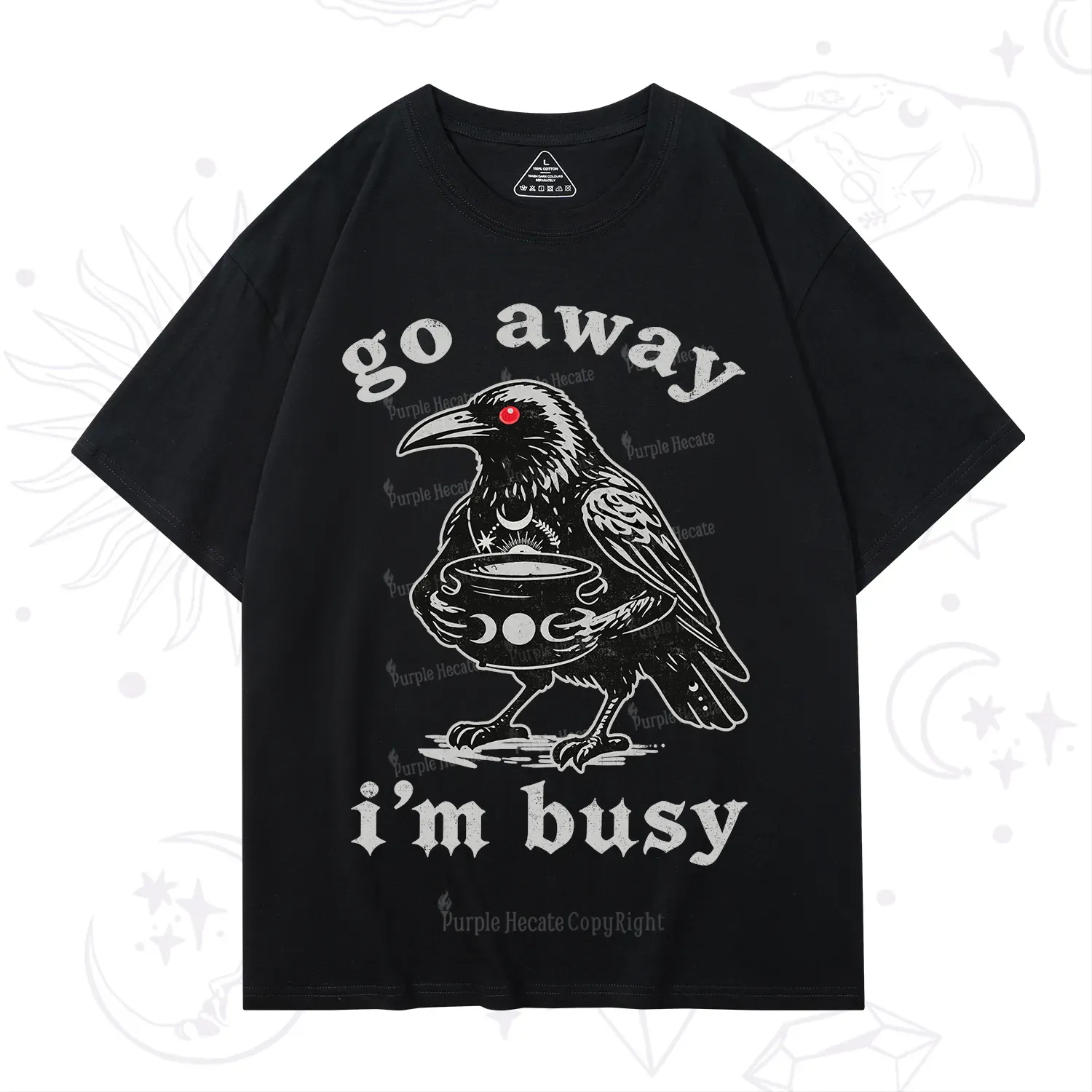 Purplehecate Go Away I'm Busy T-Shirt