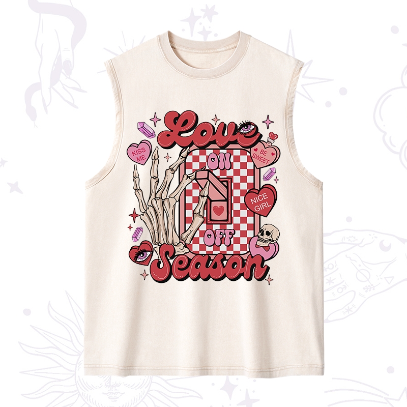 Purplehecate Love On Or Off Washed Tank