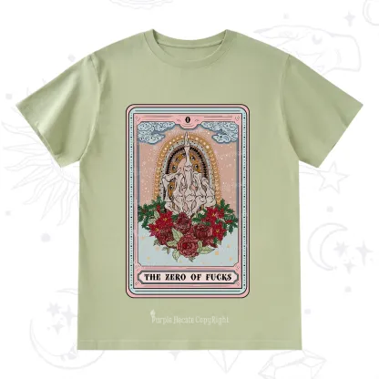 Purplehecate The Zero Of Fucks Tarot Christmas T-Shirt