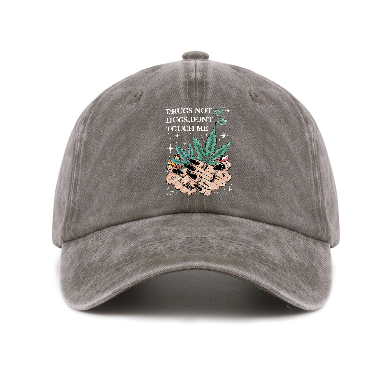 Purplehecate Drugs Not Hugs Baseball Cap