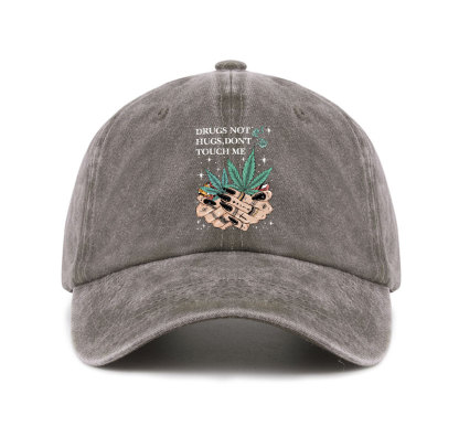 Purplehecate Drugs Not Hugs Baseball Cap