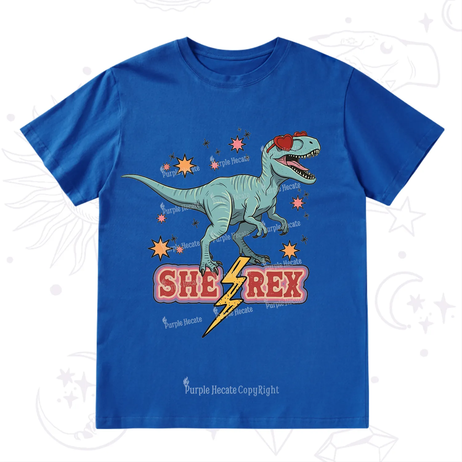 Purplehecate She Rex Dinosaur T-Shirt