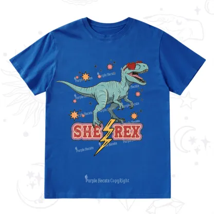 Purplehecate She Rex Dinosaur T-Shirt
