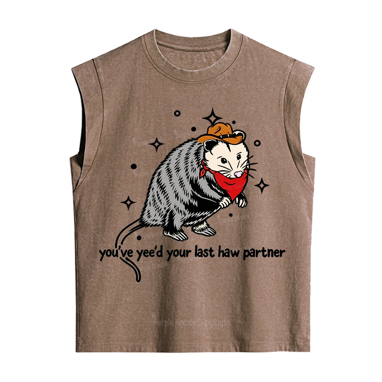 Purplehecate You've Yee'd Your Last Haw Partner Possum Vintage Washed Tank