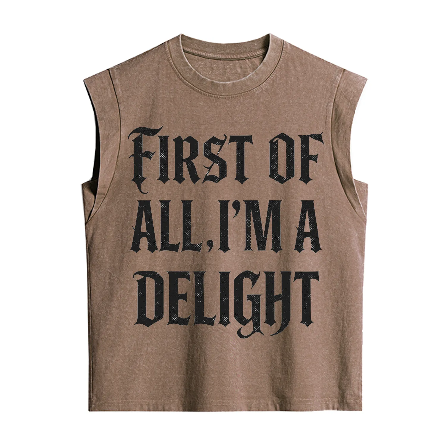 Purplehecate First of All I'm A Delight Vintage Washed Tank